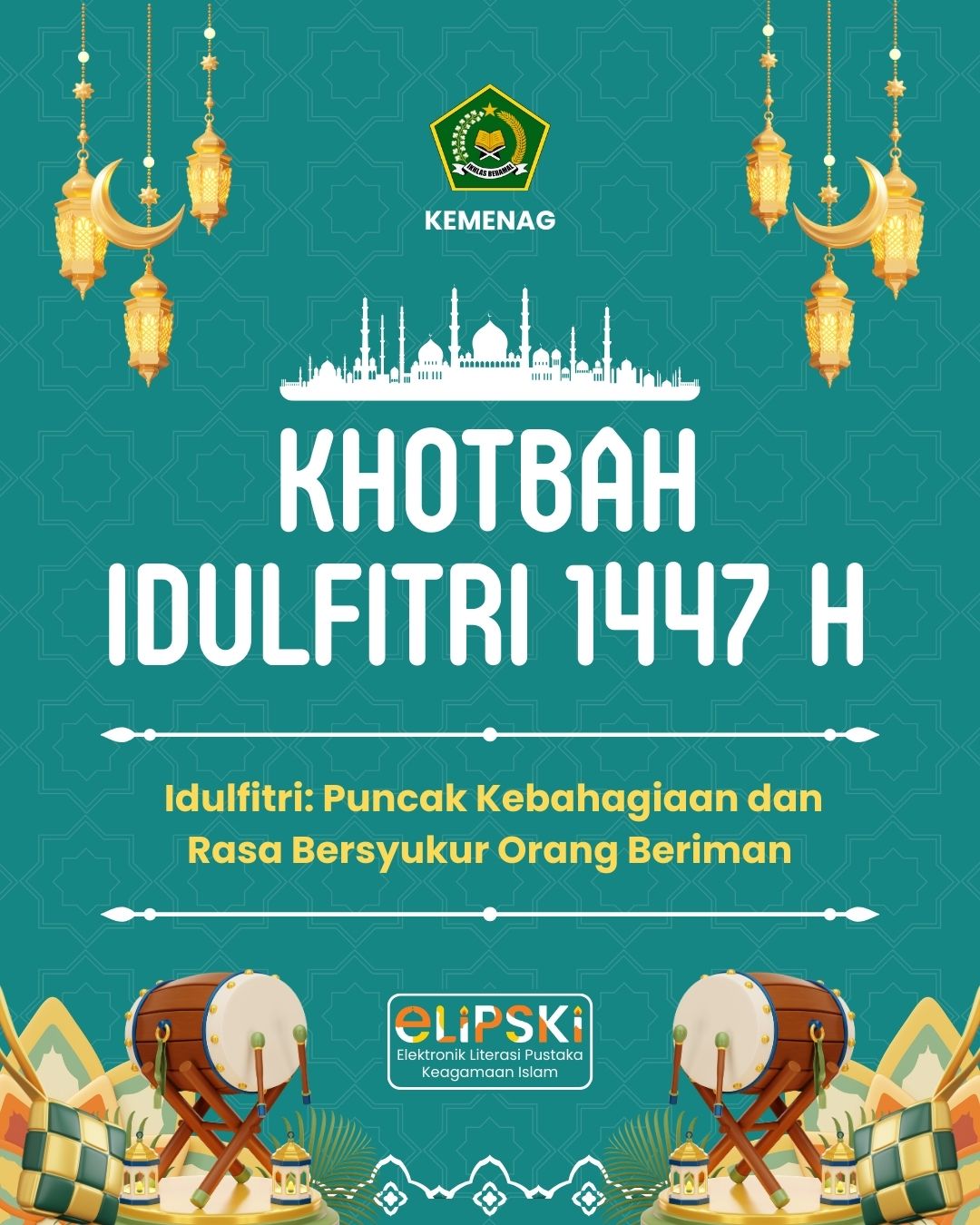 Idulfitri: Puncak Kebahagiaan dan Rasa Bersyukur Orang Beriman